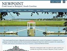 Tablet Screenshot of newpointsc.com